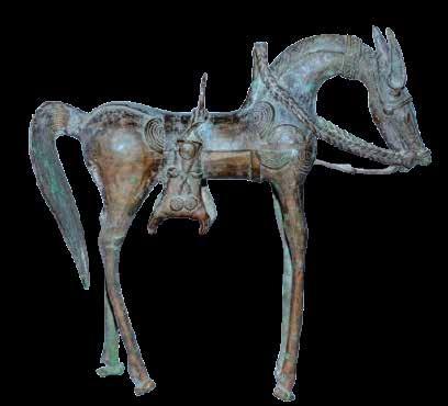 Bronze Sculpture of a Royal Horse